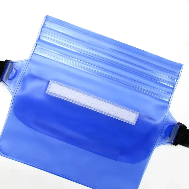 BowLift | Waterproof Hip Bag AquaSafeX | 3-fold Sealing | Transparent Dry Bag for Smartphone & Valuables | Adjustable Strap