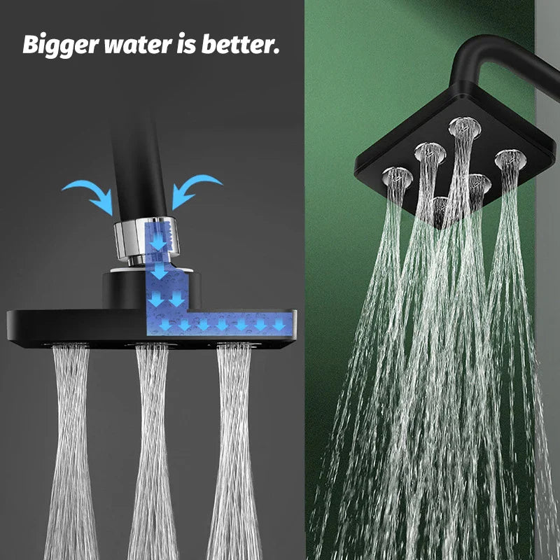 BowLift | Aqua Square Pure Rain Shower Head
