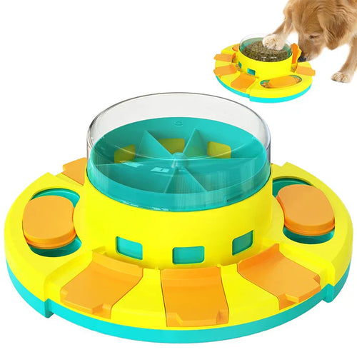 PuzzleFeast Pet Feeder - Interactive Feeding Game for Pets Bowlift