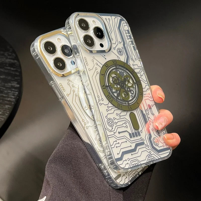 BowLift | Machine Clock Magsafe iPhone Case