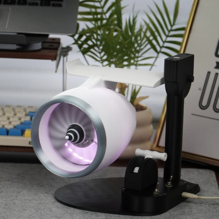 BowLift | Turbojet Fan-Style Mist Humidifier with RGB Lighting – AeroMist