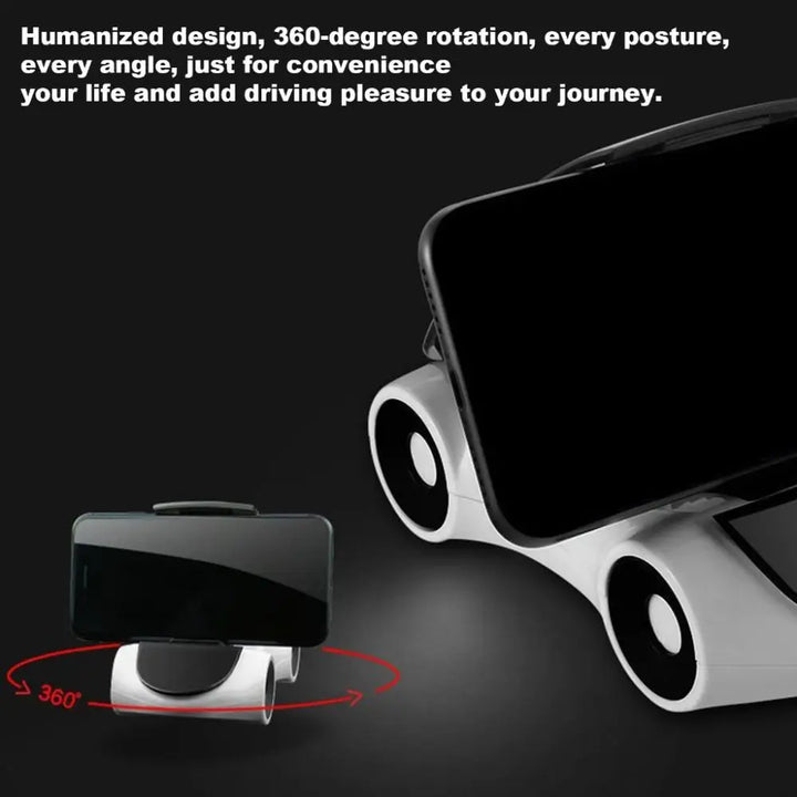 BowLift | Futuristic Car Rotating Phone Holder Stand