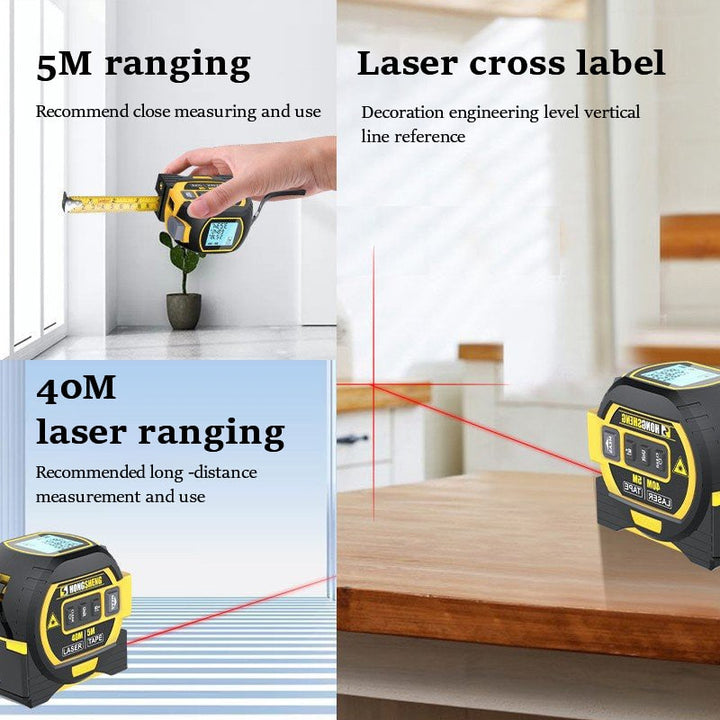 BowLift | 3in1 Ultimate Pro Laser Smart Tape Measure