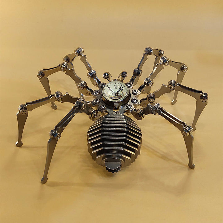 BowLift | Robot spider Stainless Steel Mechanical Clock