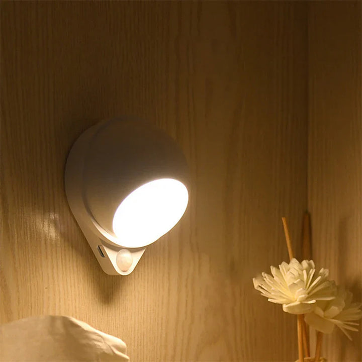 BowLift | Intelligent LED Night Light GlowMate 360 | 360° Rotatable | Motion Sensor | USB Rechargeable