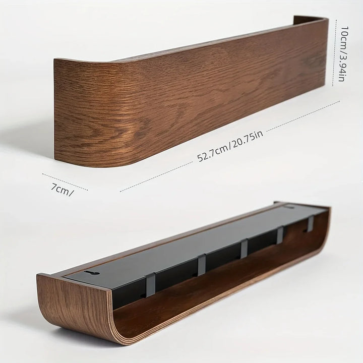 NordicHide Rack Wall wardrobe with shelf & hidden hooks Bowlift