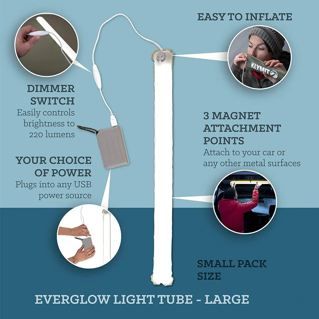 BowLift | Portable Inflatable Camp Glow Folding Tent Light