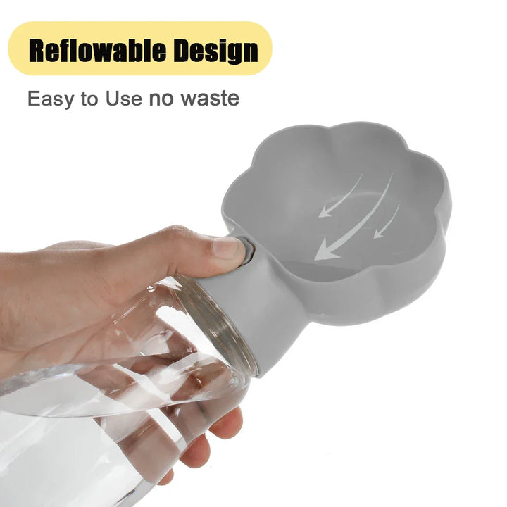 BowLift | PetGo DuoBottle | 2-in-1 Dog Bottle & Food Storage | Leakproof & Portable | For On the Go, Hiking & Traveling