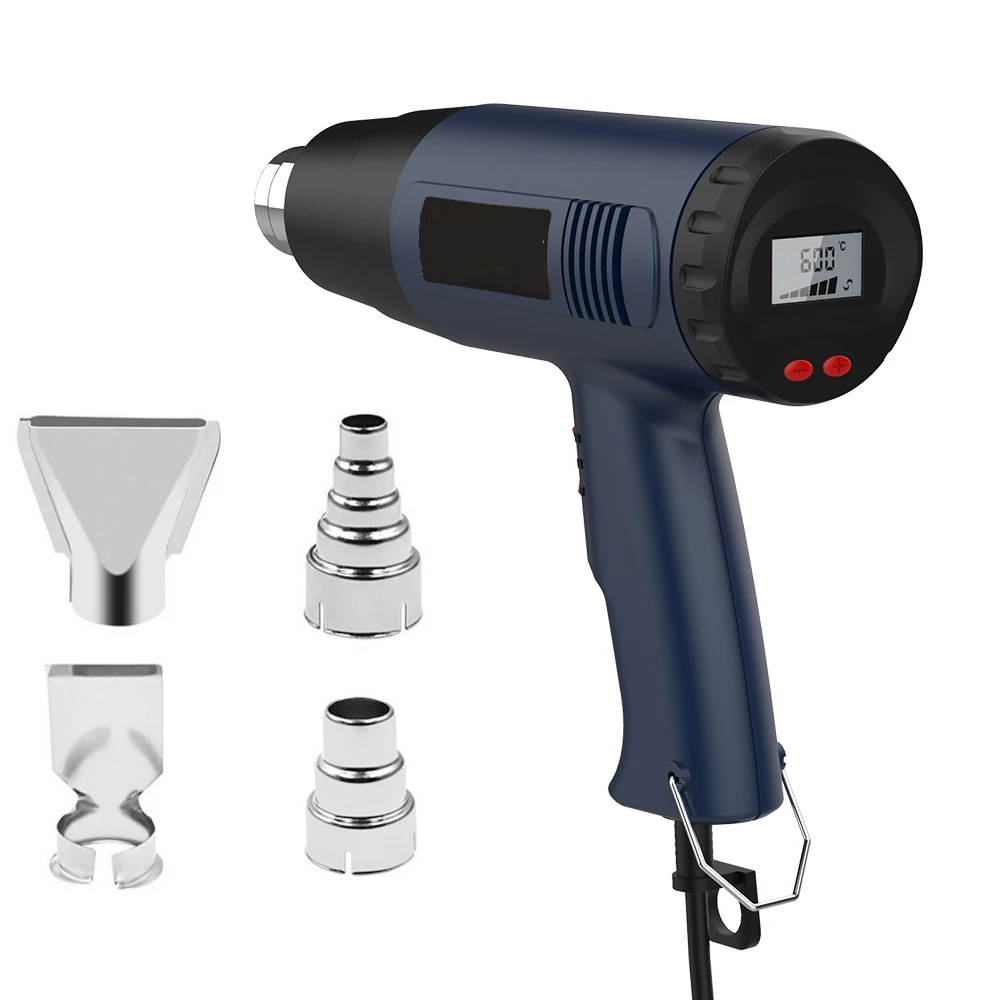 BowLift | 2000W Industrial Electric Heat Gun with Digital LCD Display Adjustable Temp – ProTherm