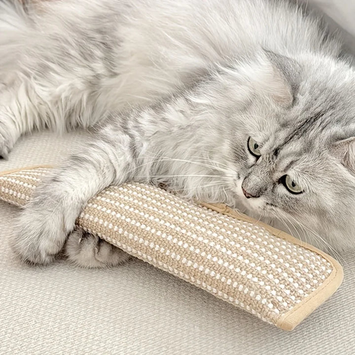 Scratching pillow for cats with catnip durable and sturdy Bowlift
