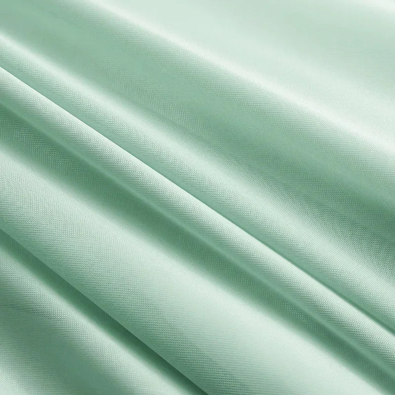 Air Condition Summer Comforter — Pure Color Ice Silk Cooling Blanket, Lightweight & Smooth Twin/King Size Quilt | Bowlift