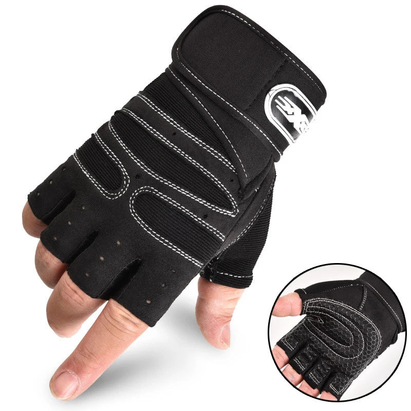 BowLift | Shock-Resistant and Supportive Gym Gloves - FitFlex