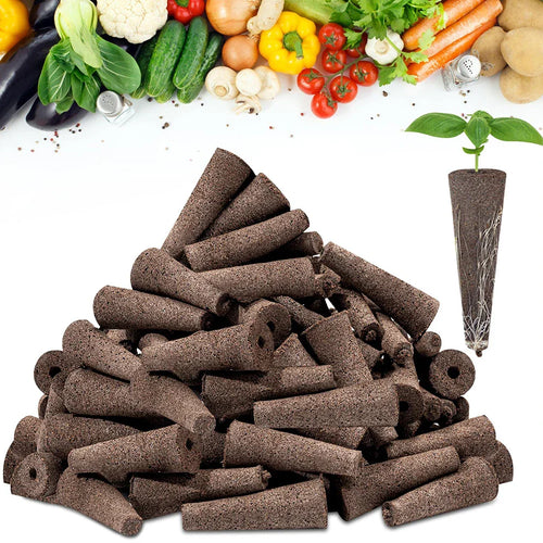 BowLift | WurzelWunder Planting Sponges 50 Pieces | Replacement Growth Sponges for Hydroponics & Soil | For Herbs, Vegetables & Flowers