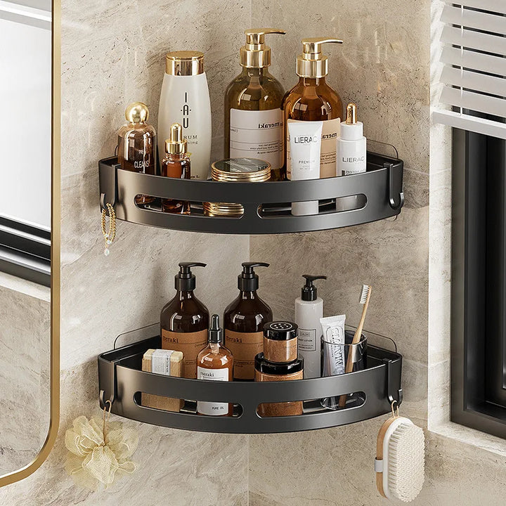AQUAFIX Self-Adhesive Shower Organizer – Strongly adhesive, drill-free & waterproof Bowlift