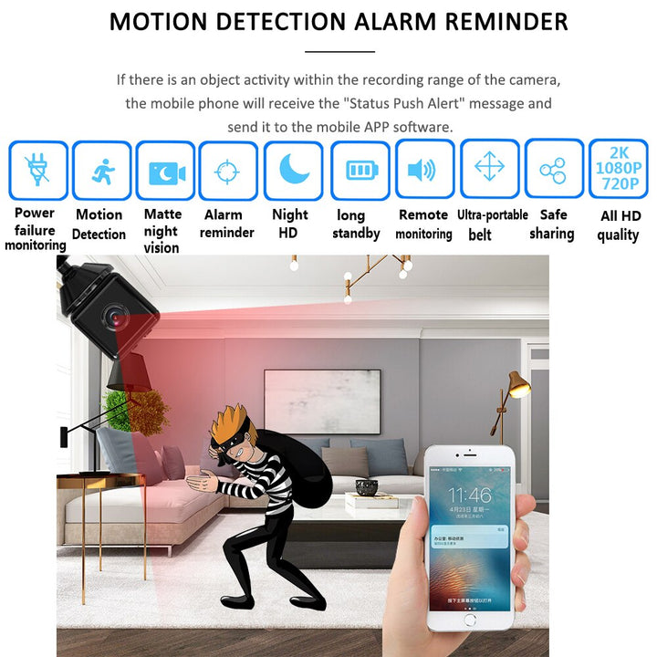 BowLift | Mini HD Motion Detection Wifi Camera