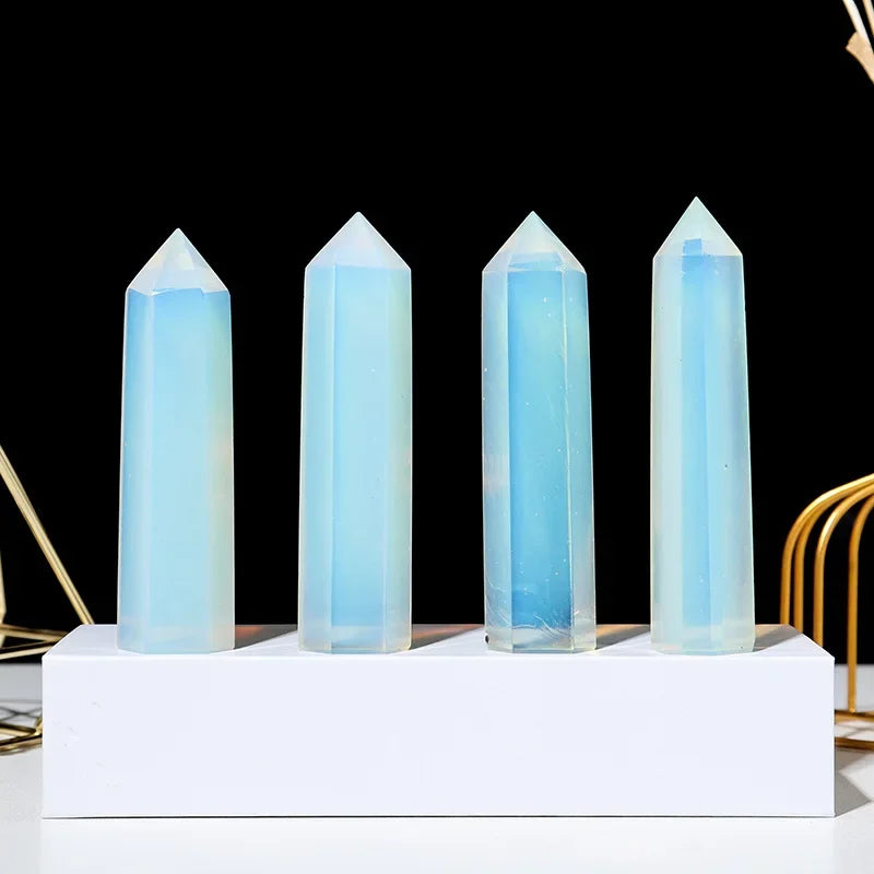 BowLift | Crystal Obelisk Elaria | Natural Stone Healing Stone | For Meditation & Reiki | 4–8 cm