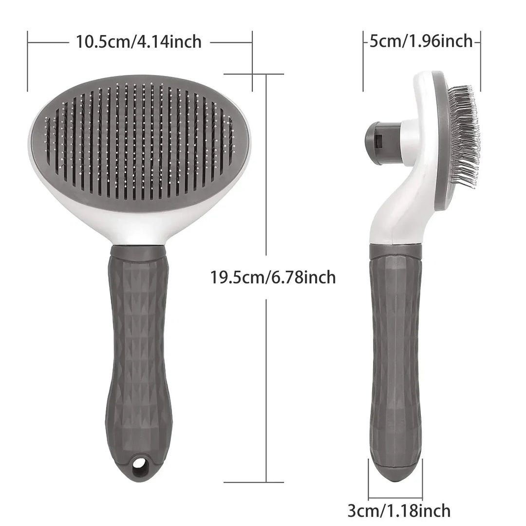 BowLift | FellFreund Fur Brush for Dogs & Cats | Self-Cleaning | Gentle Grooming & Hair Removal