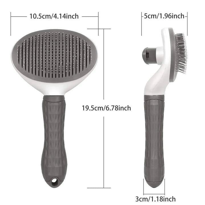 BowLift | FellFreund Fur Brush for Dogs & Cats | Self-Cleaning | Gentle Grooming & Hair Removal