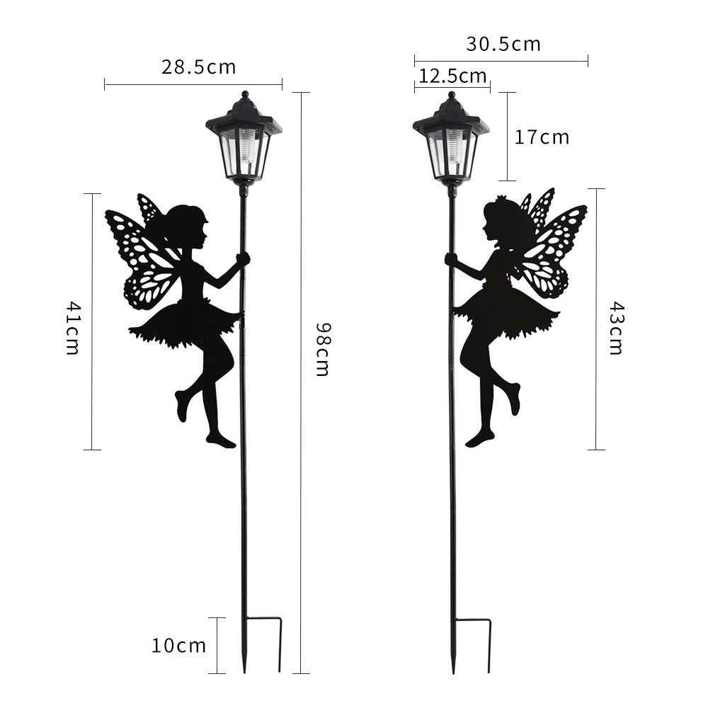 New Solar Lawn Light, Outdoor Waterproof Iron Fairy Garden Atmosphere Light