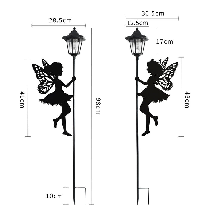 New Solar Lawn Light, Outdoor Waterproof Iron Fairy Garden Atmosphere Light