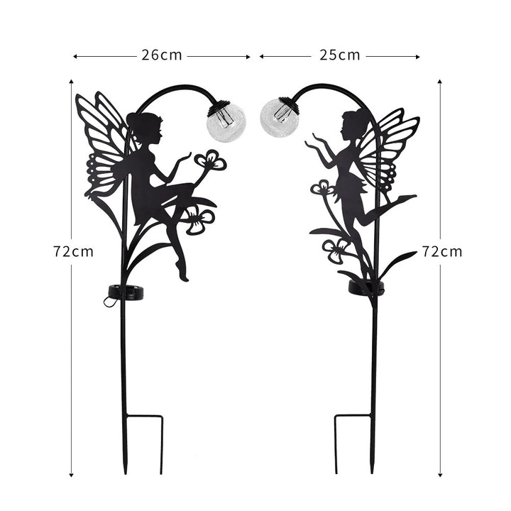 New Solar Lawn Light, Outdoor Waterproof Iron Fairy Garden Atmosphere Light