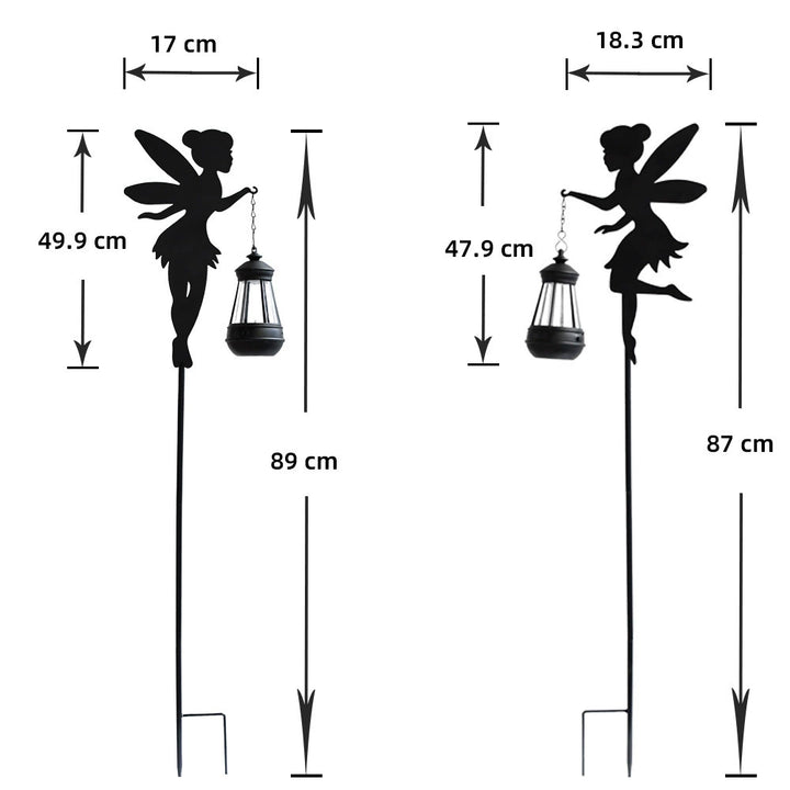 New Solar Lawn Light, Outdoor Waterproof Iron Fairy Garden Atmosphere Light