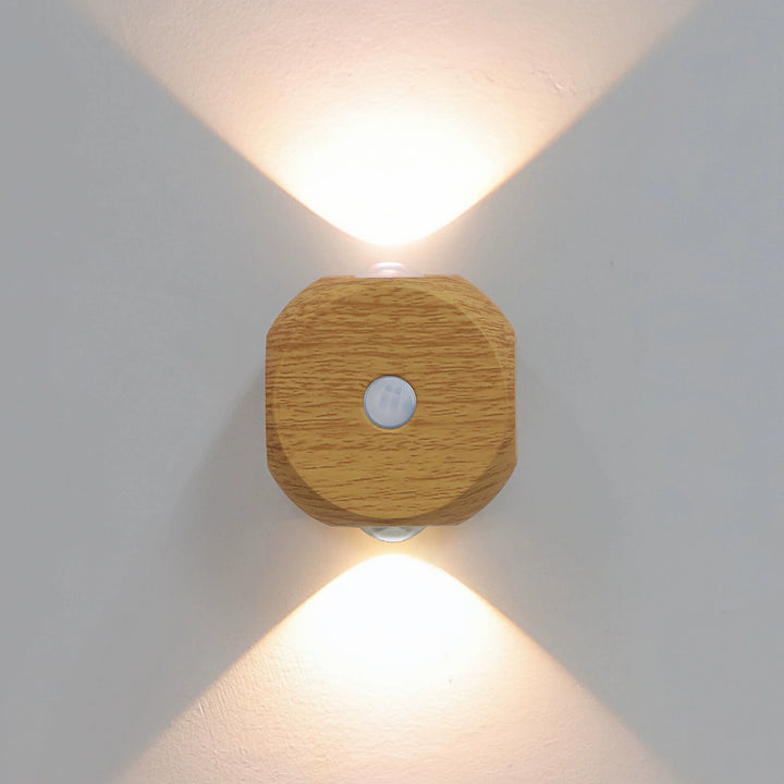Rechargeable Night Light Smart Motion-Sensing Wall Lamp Bedroom Entrance Stairway Corridor LED Wall Light