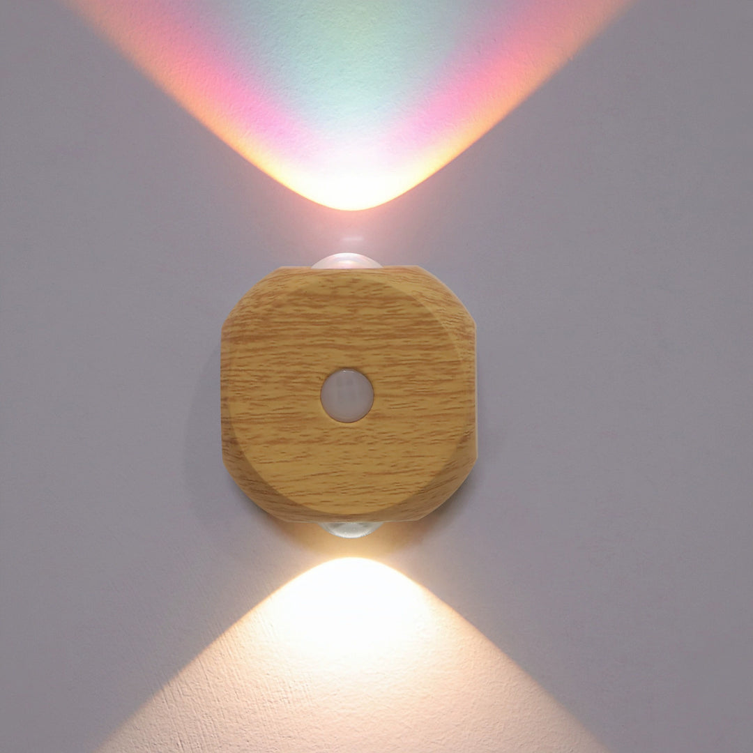 Rechargeable Night Light Smart Motion-Sensing Wall Lamp Bedroom Entrance Stairway Corridor LED Wall Light