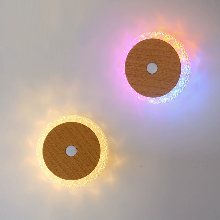 Smart Rechargeable Motion-Sensing Wall Lamp Hotel Bedside Ambient Night Light No-Drill Wall Light
