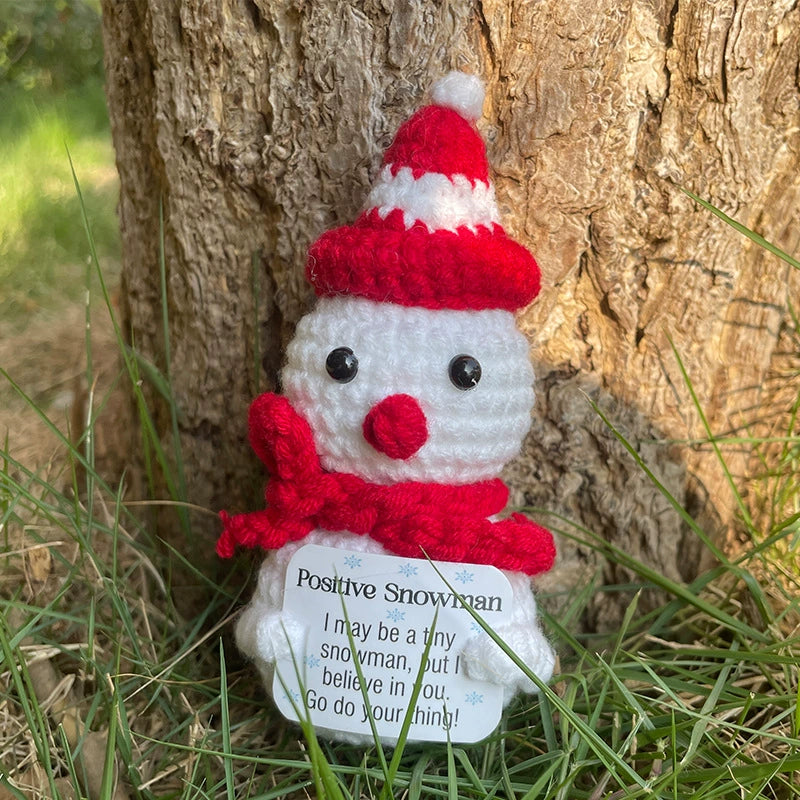 Handmade Crochet Wool Santa Claus Ornament