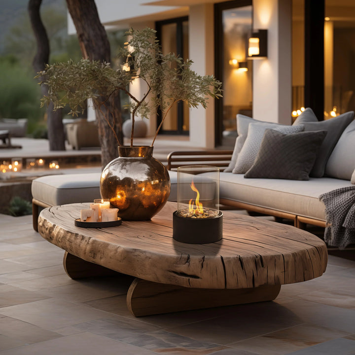 BowLift | Portable fire bowl for a cozy atmosphere | Elegant & modern table fire bowl - Shakti