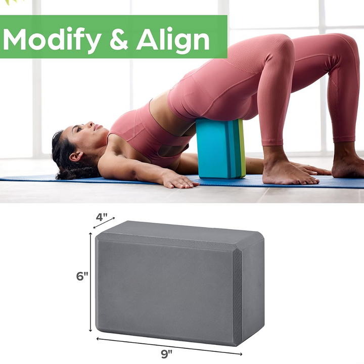 SupportFlex - Antislip Yoga Blok van EVA Bowlift
