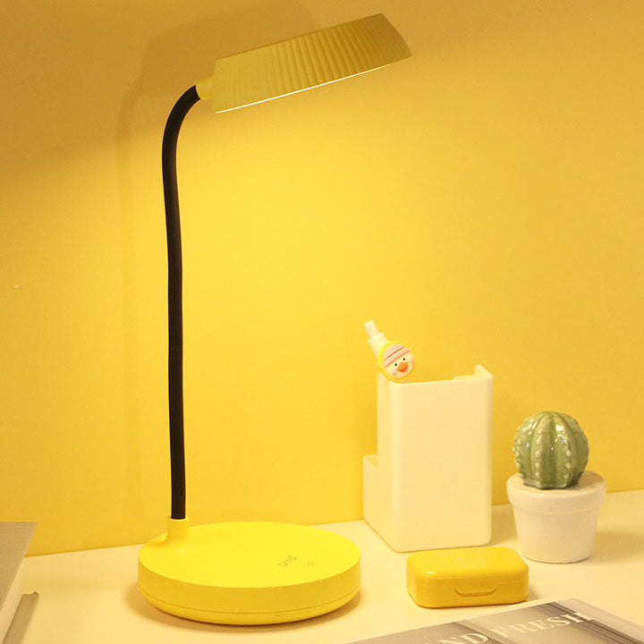 BowLift | LumaPlate Minimalist LED Table Lamp | USB Charging | Eye Protection | Touch Control | Modern Design