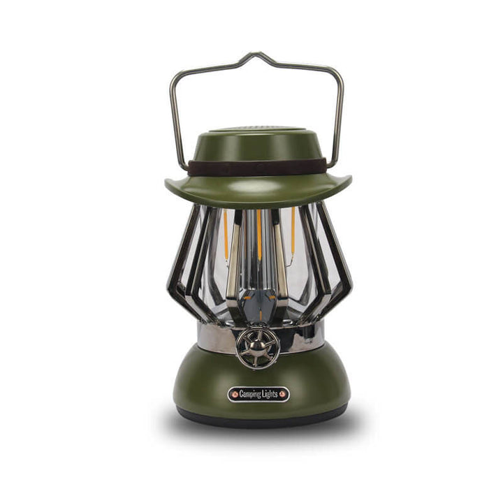 Modern Handheld Metal Texture Camping LED Outdoor Light | Bowlift