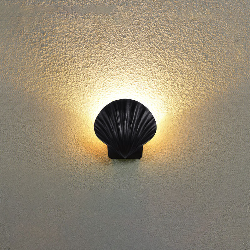Outdoor Creative Shell Design Aluminum LED Waterproof Wall Sconce Lamp | Bowlift