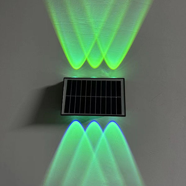 Contemporary Industrial Solar Waterproof ABS Column LED Wall Sconce Lamp For Outdoor Patio | Bowlift
