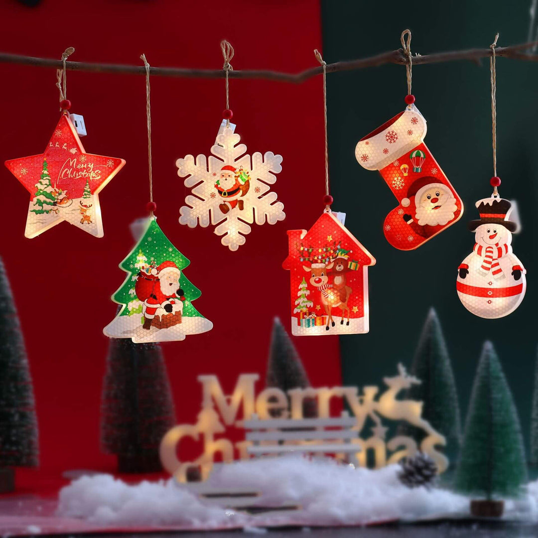 BowLift | Christmas Decorative LED Plastic Painted Hanging Lights