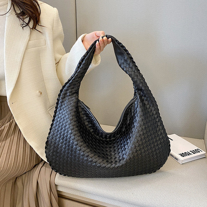 BowLift | Ladies Woven Handbag Black One Size Durable