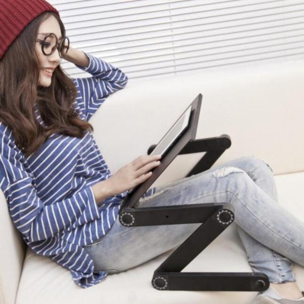 BowLift | Adjustable Ergonomic Portable Aluminum Laptop Desk.