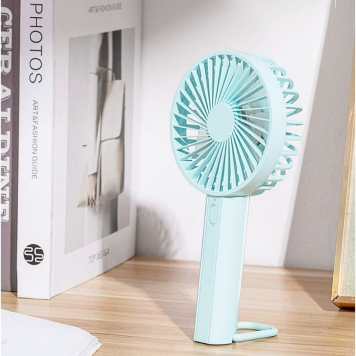 F35 With Hanging Hole Rechargeable Cooling Fan Powerful Handheld Fan 1200mAh Desk Fan(White) | Bowlift