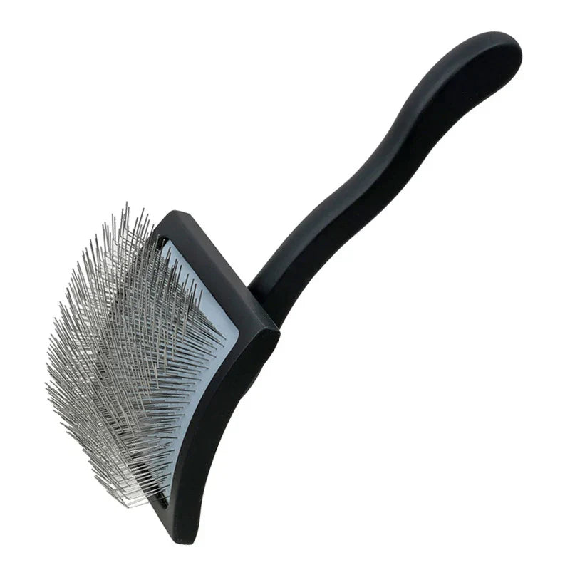 BowLift | Natural Fur Care Brush ProRake | Manual Hair Removal Brush with Wooden Handle | Reusable & Durable | 21×10 cm