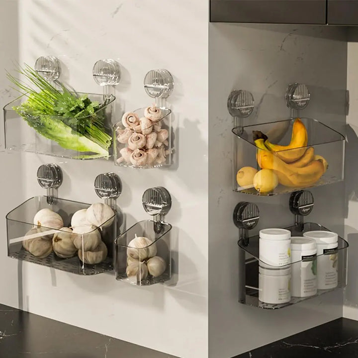 BowLift | Strong Suction Quick Mini Bathroom Storage Rack