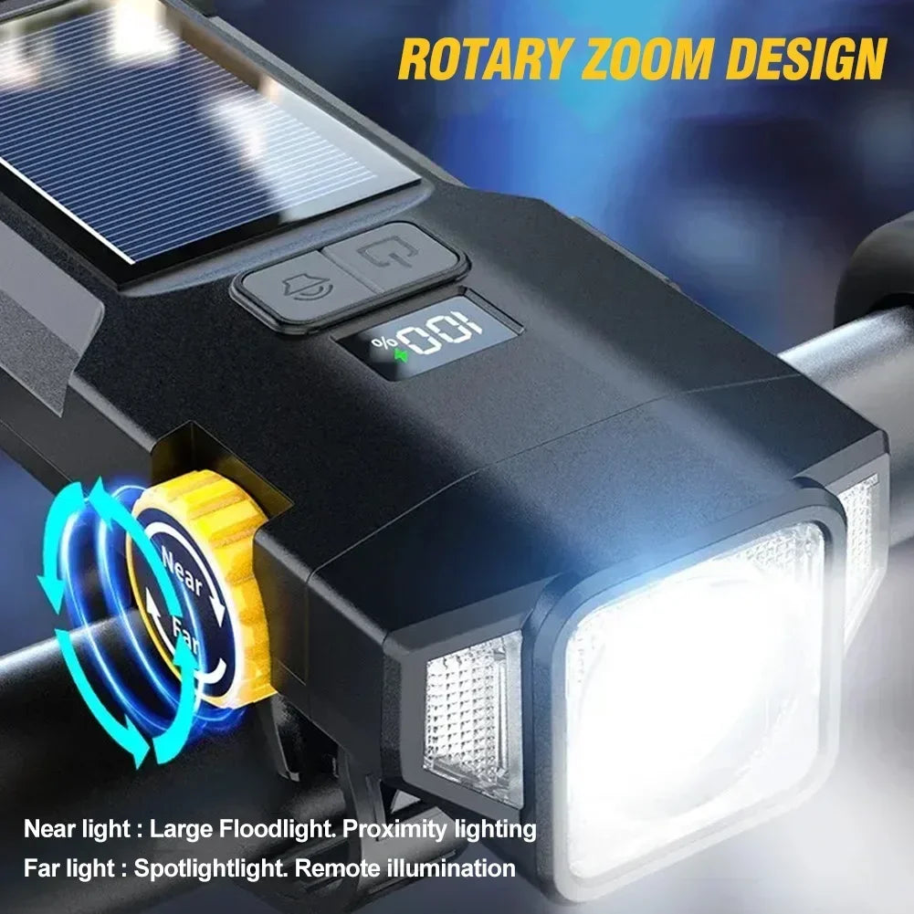 BowLift | High Brightness USB Rechargeable Bicycle Light with IPX5 Waterproof Rating and Adjustable Brightness for Night Biking