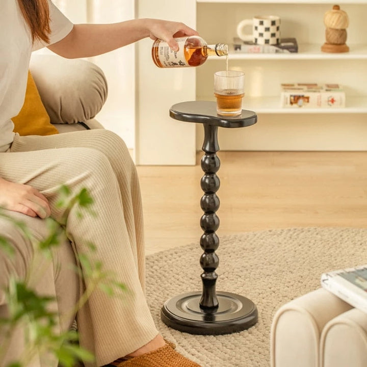 BowLift | Medieval Time Solid Wood Mini Coffee Table