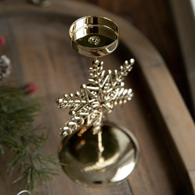 BowLift | Iron Christmas Candlestick Holders