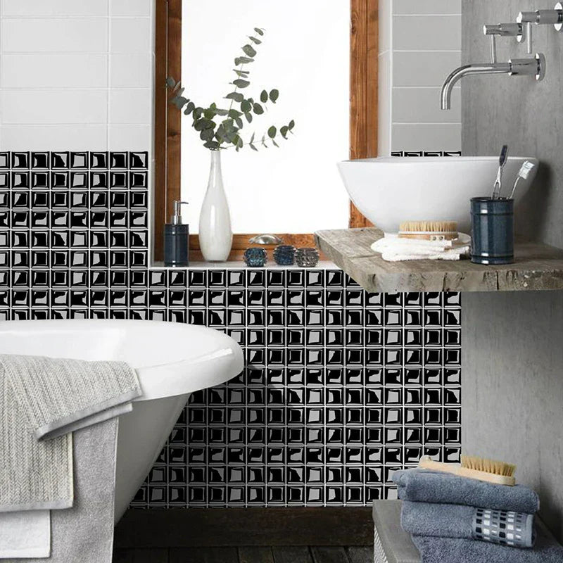 DecoMosaic 3D Mosaic Wall Tile Stickers Bowlift