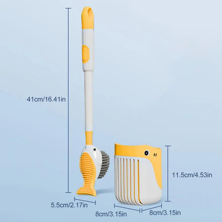 BowLift | 360 Degree Duck Shape Cleaning Toilet Brush