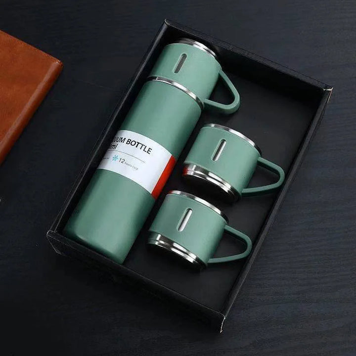 Stainless steel thermos with digital display