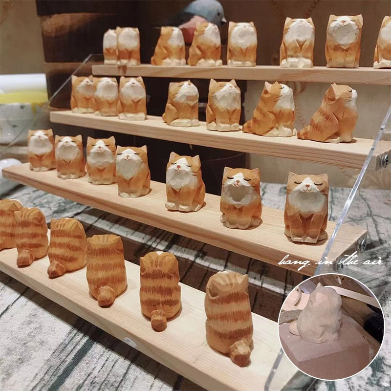 BowLift | Handmade Wooden Cute Pet Figurines