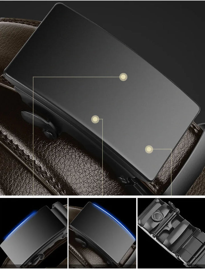 EliteStrap Belt - Luxury Automatic Men's Buckle Bowlift